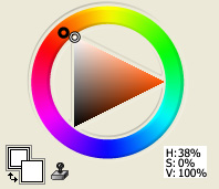 White from Red-Orange